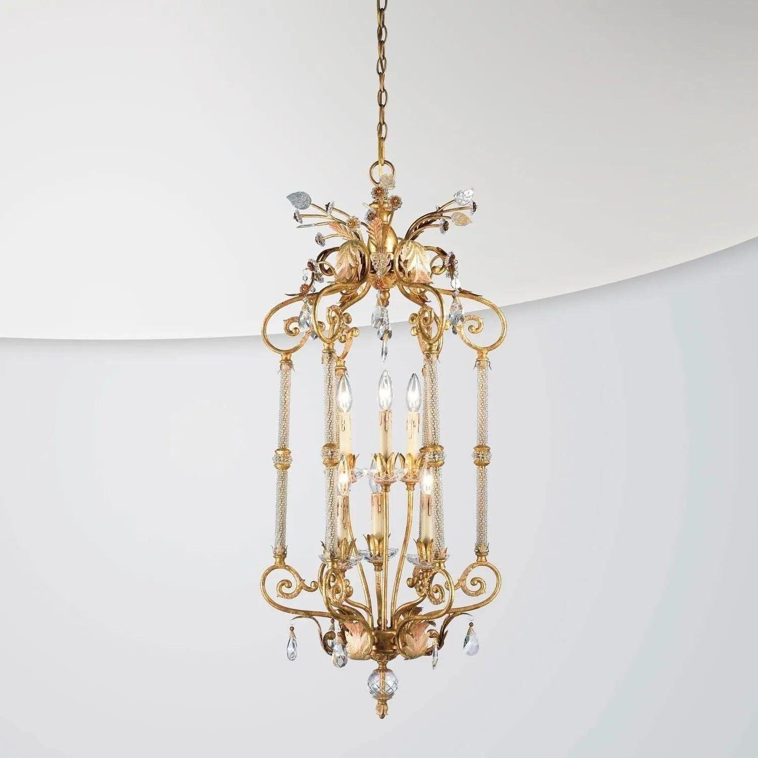 Eurofase - Dahlia Lightrn Crys/Ant Gold - 14456-015 - Canada Light Shop