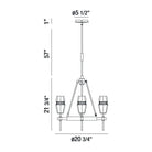 Eurofase - Gladstone Chandelier - 35940-012 - Canada Light Shop
