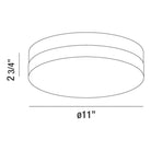 Eurofase - Koss LED Flush Mount - 30152-014 - Canada Light Shop