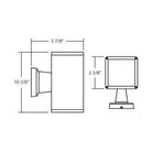 Eurofase - Outdoor Square Up/Down Wall Mount - 19209-012 - Canada Light Shop