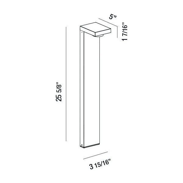 Eurofase - Pallito LED Bollard - 31911-023 - Canada Light Shop
