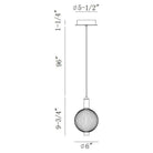 Eurofase - Palmas LED Pendant - 47189-010 - Canada Light Shop