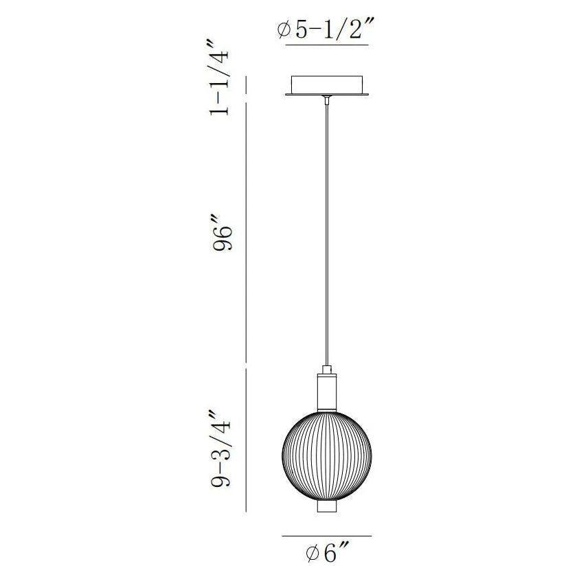 Eurofase - Palmas LED Pendant - 47189-010 - Canada Light Shop