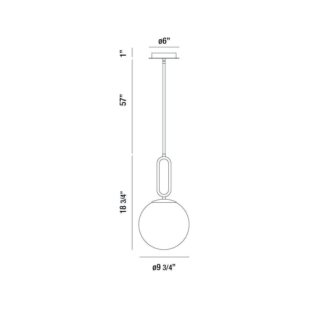 Eurofase - Prospect Round Pendant - 37348-014 - Canada Light Shop