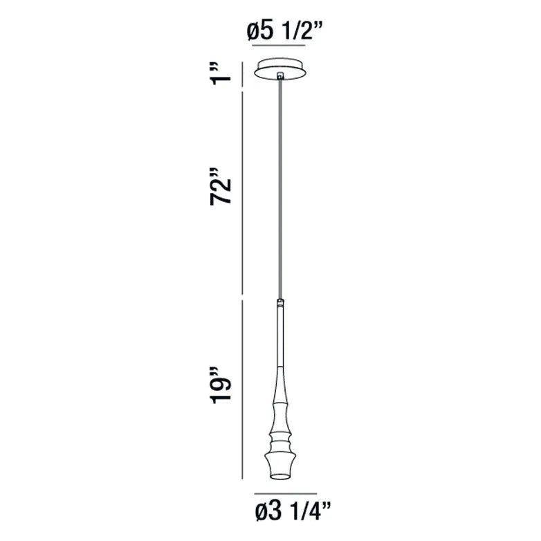 Eurofase - Sano Pendant - 28405-017 - Canada Light Shop