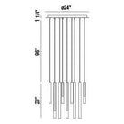 Eurofase - Santana LED Chandelier - 31445-016 - Canada Light Shop