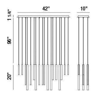 Eurofase - Santana LED Linear Suspension - 31446-013 - Canada Light Shop