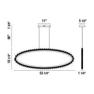Eurofase - Scoppia LED Linear Pendant - 33730-011 - Canada Light Shop