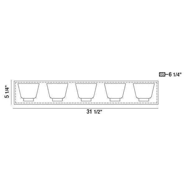 Eurofase - Trent LED Bathbar - 31801-010 - Canada Light Shop