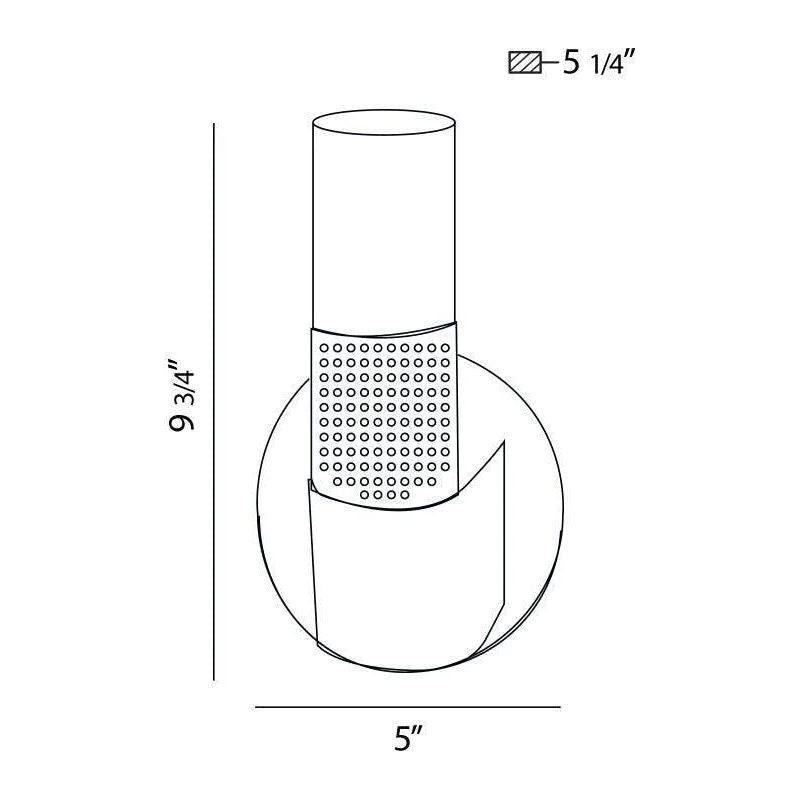 Eurofase - Uomo Wall Sconce - BR-1UOMO-05 - Canada Light Shop