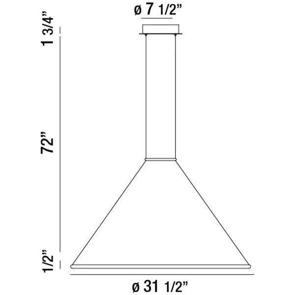 Eurofase - Valley LED Pendant - 31860-017 - Canada Light Shop