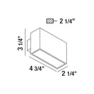 Eurofase - Vello LED Outdoor Wall Mount - 28282-020 - Canada Light Shop