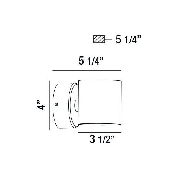 Eurofase - Volume LED Outdoor Wall Mount - 28292-029 - Canada Light Shop
