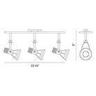 Eurofase - Vortex Track Fixture - TK-3VTX3-02 - Canada Light Shop