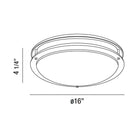 Eurofase - Warden LED Flush Mount - 30125-35-018 - Canada Light Shop