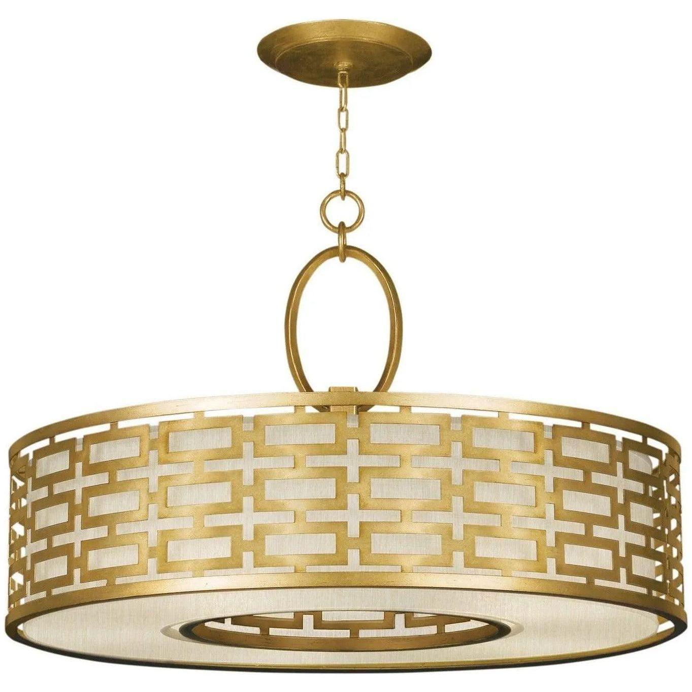 Fine Art Handcrafted Lighting - Allegretto 40-Inch Five Light Pendant - 787640-SF33 - Canada Light Shop