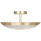 Fine Art Handcrafted Lighting - Arctic Halo 20-Inch Three Light Semi-Flush Mount - 880040-1ST - Canada Light Shop