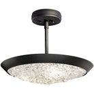 Fine Art Handcrafted Lighting - Arctic Halo 20-Inch Three Light Semi-Flush Mount - 880040-2ST - Canada Light Shop