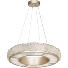 Fine Art Handcrafted Lighting - Arctic Halo 30-Inch 12 Light Pendant - 878140-1ST - Canada Light Shop