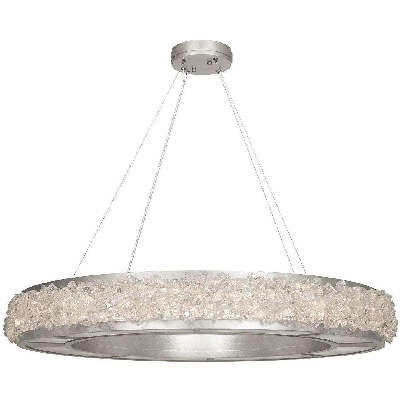 Fine Art Handcrafted Lighting - Arctic Halo 38-Inch 16 Light Pendant - 878040ST - Canada Light Shop