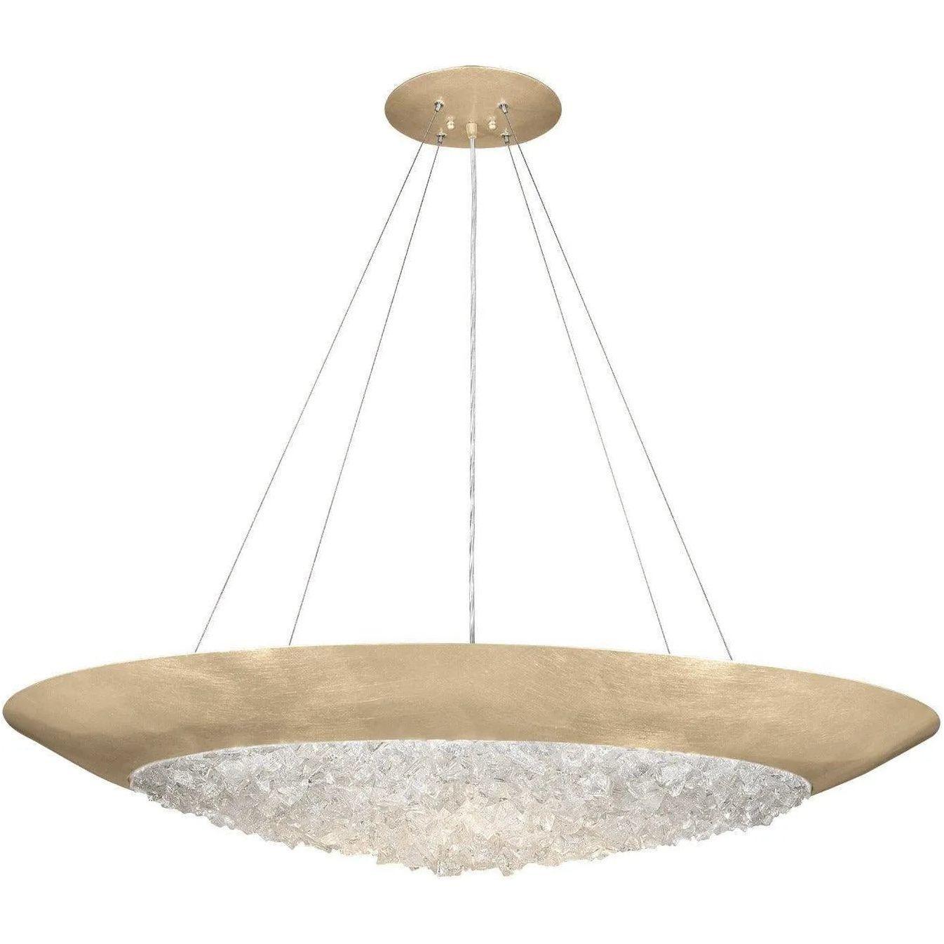 Fine Art Handcrafted Lighting - Arctic Halo 44-Inch Three Light Pendant - 876540-1ST - Canada Light Shop