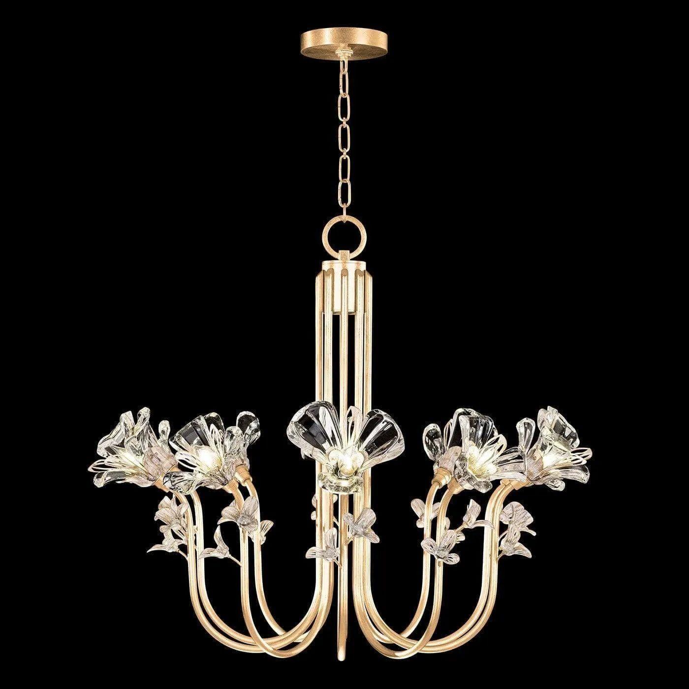 Fine Art Handcrafted Lighting - Azu 35-Inch Ten Light Chandelier - 917540-2ST - Canada Light Shop