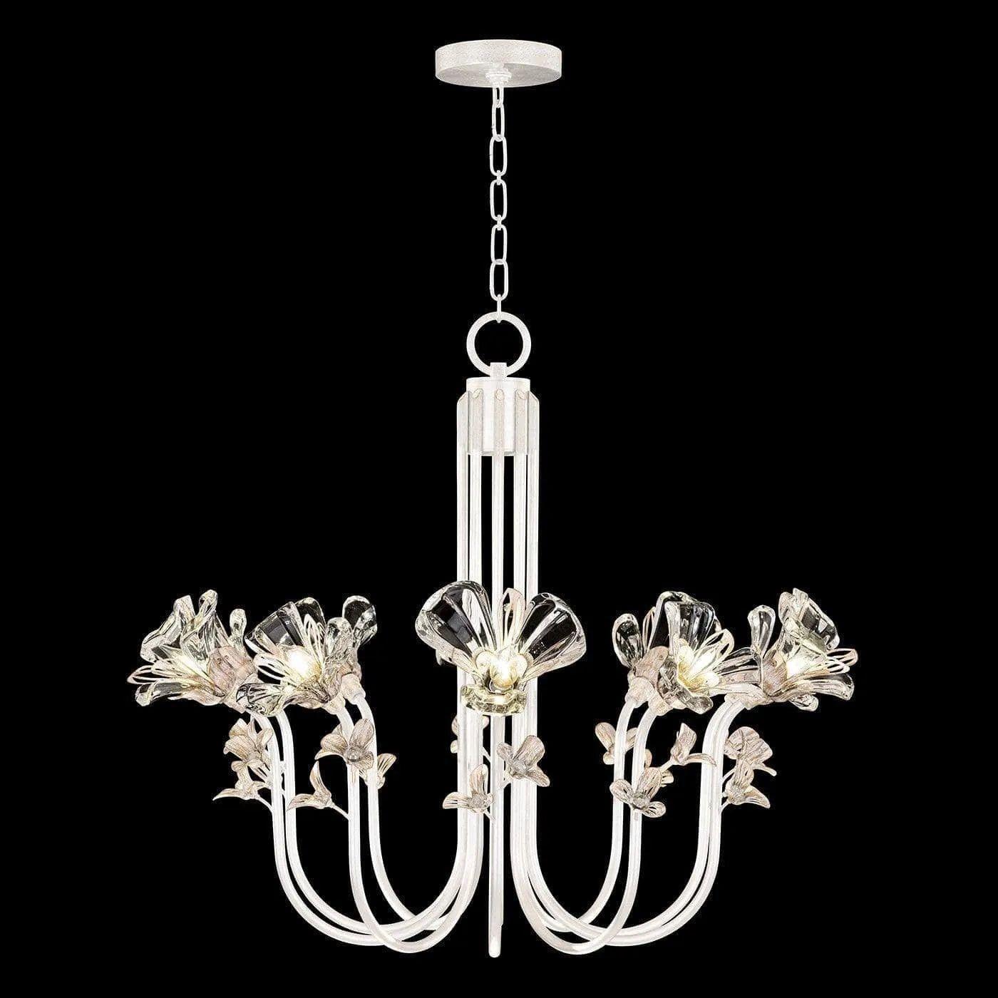 Fine Art Handcrafted Lighting - Azu 35-Inch Ten Light Chandelier - 917540-3ST - Canada Light Shop