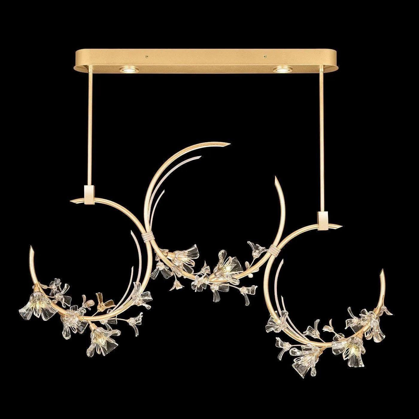 Fine Art Handcrafted Lighting - Azu 55-Inch Ten Light Pendant - 915340-2ST - Canada Light Shop