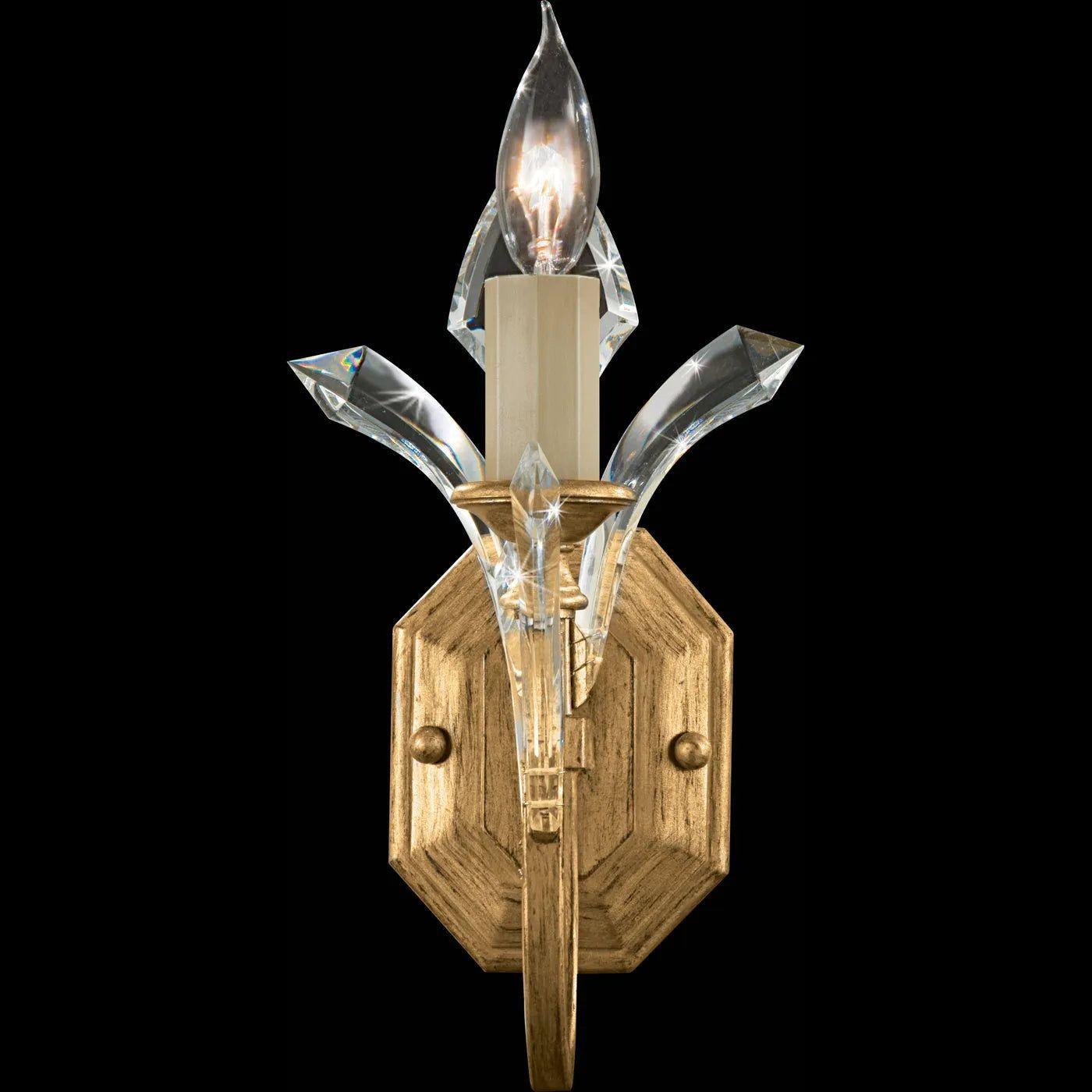 Fine Art Handcrafted Lighting - Beveled Arcs 13-Inch One Light Wall Sconce - 705050-SF3 - Canada Light Shop