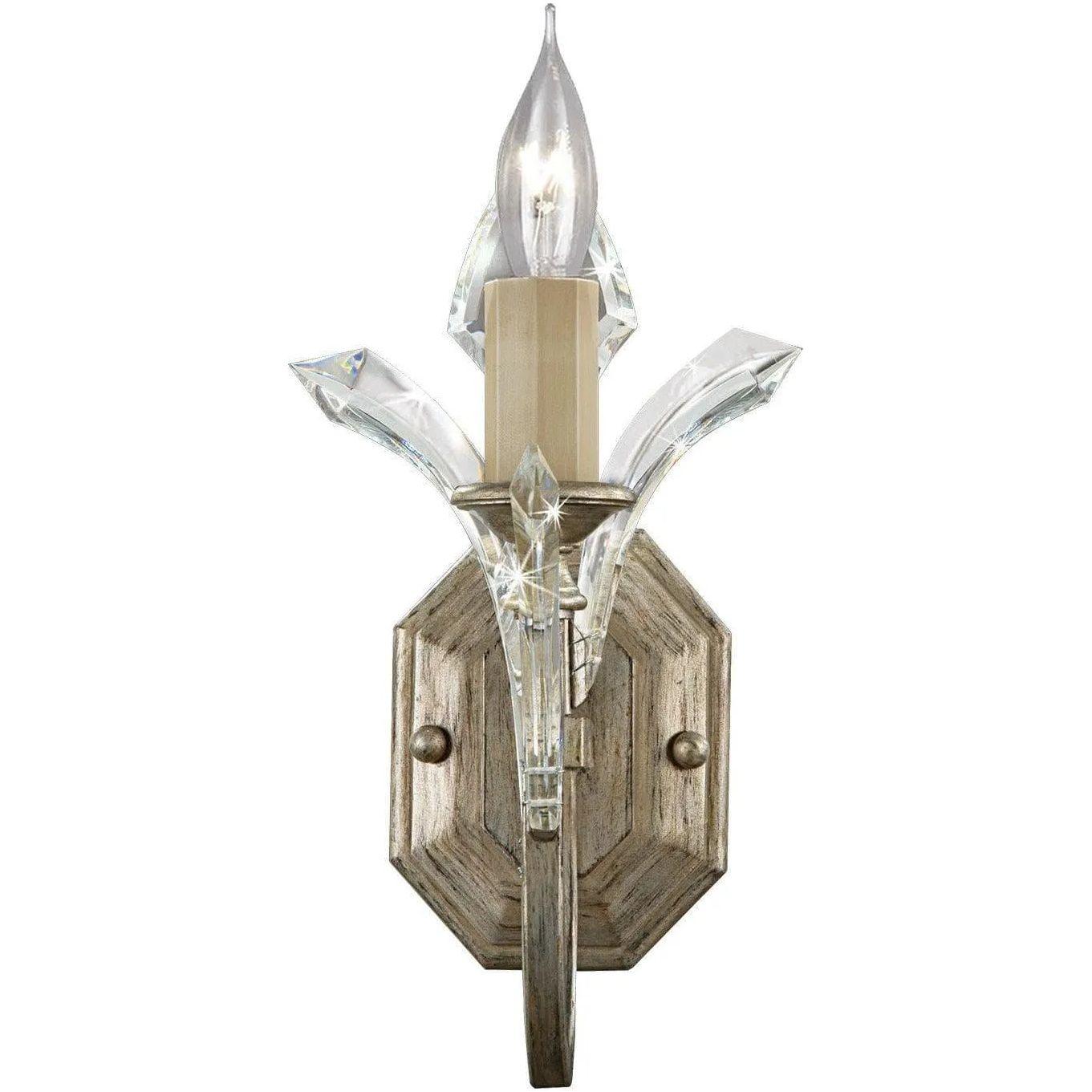 Fine Art Handcrafted Lighting - Beveled Arcs 13-Inch One Light Wall Sconce - 705050ST - Canada Light Shop