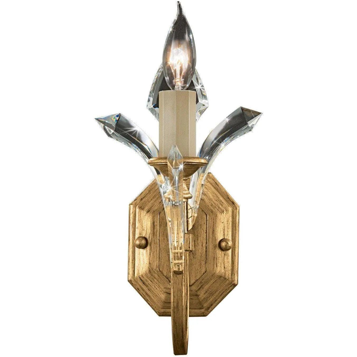 Fine Art Handcrafted Lighting - Beveled Arcs 13-Inch One Light Wall Sconce - 761450ST - Canada Light Shop
