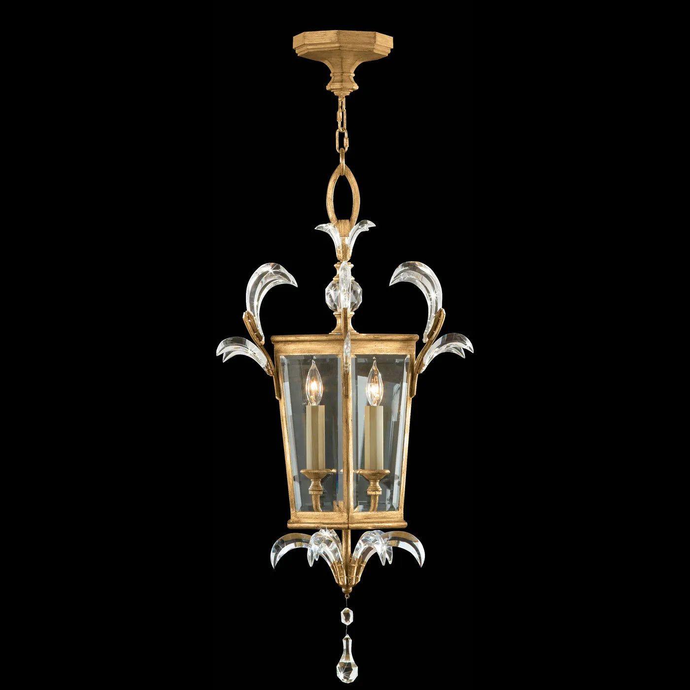 Fine Art Handcrafted Lighting - Beveled Arcs 22-Inch Three Light Lantern - 705440ST - Canada Light Shop
