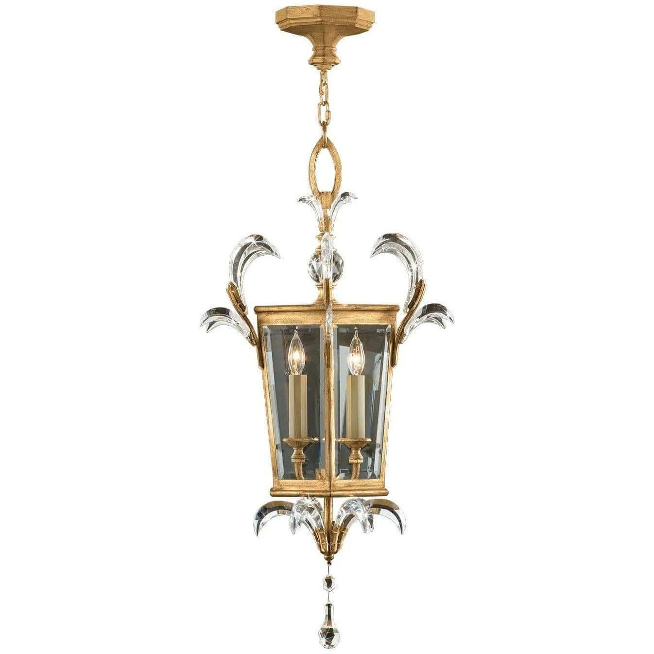 Fine Art Handcrafted Lighting - Beveled Arcs 22-Inch Three Light Lantern - 762340ST - Canada Light Shop