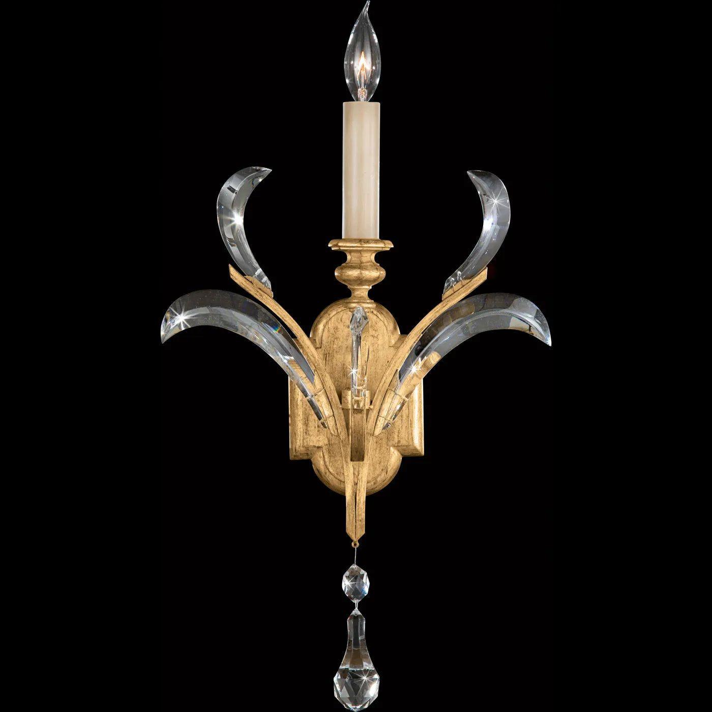Fine Art Handcrafted Lighting - Beveled Arcs 25-Inch One Light Wall Sconce - 705150-SF3 - Canada Light Shop
