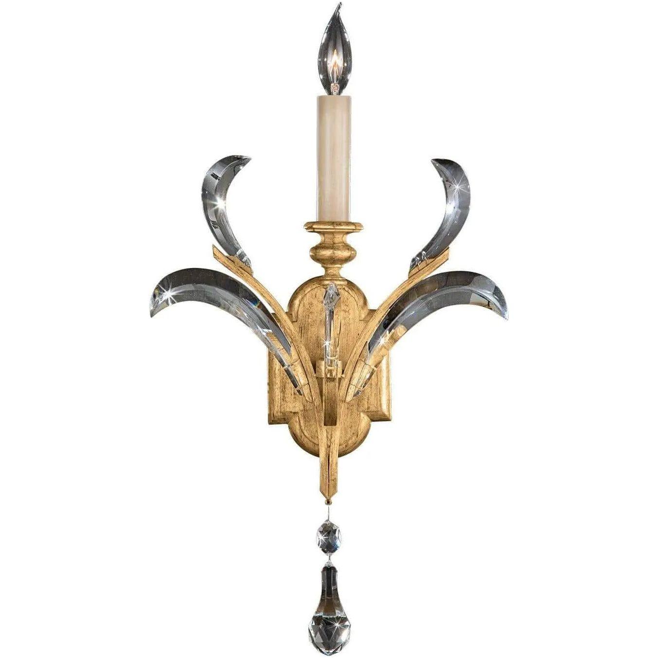 Fine Art Handcrafted Lighting - Beveled Arcs 25-Inch One Light Wall Sconce - 762250ST - Canada Light Shop