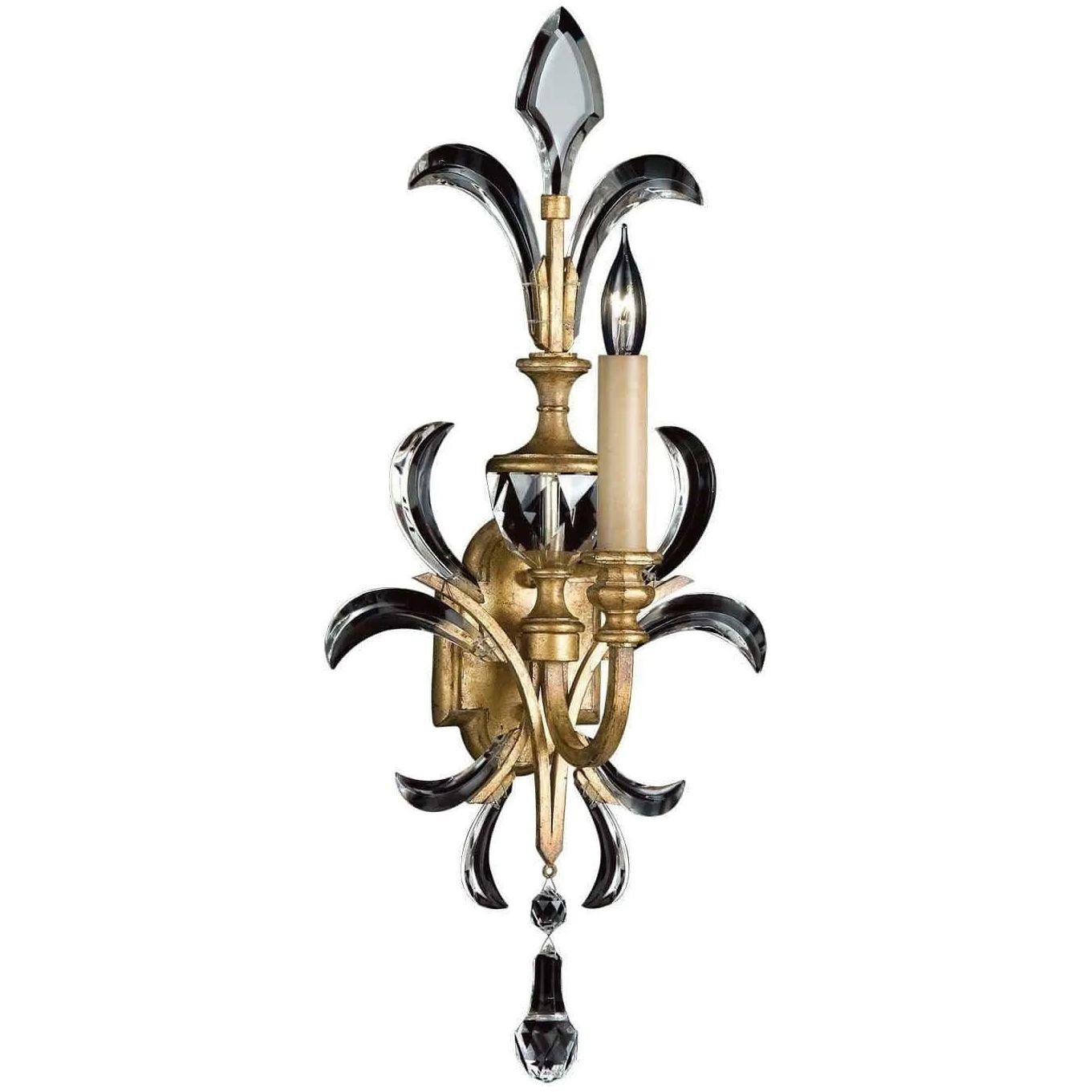 Fine Art Handcrafted Lighting - Beveled Arcs 29-Inch One Light Wall Sconce - 760450ST - Canada Light Shop