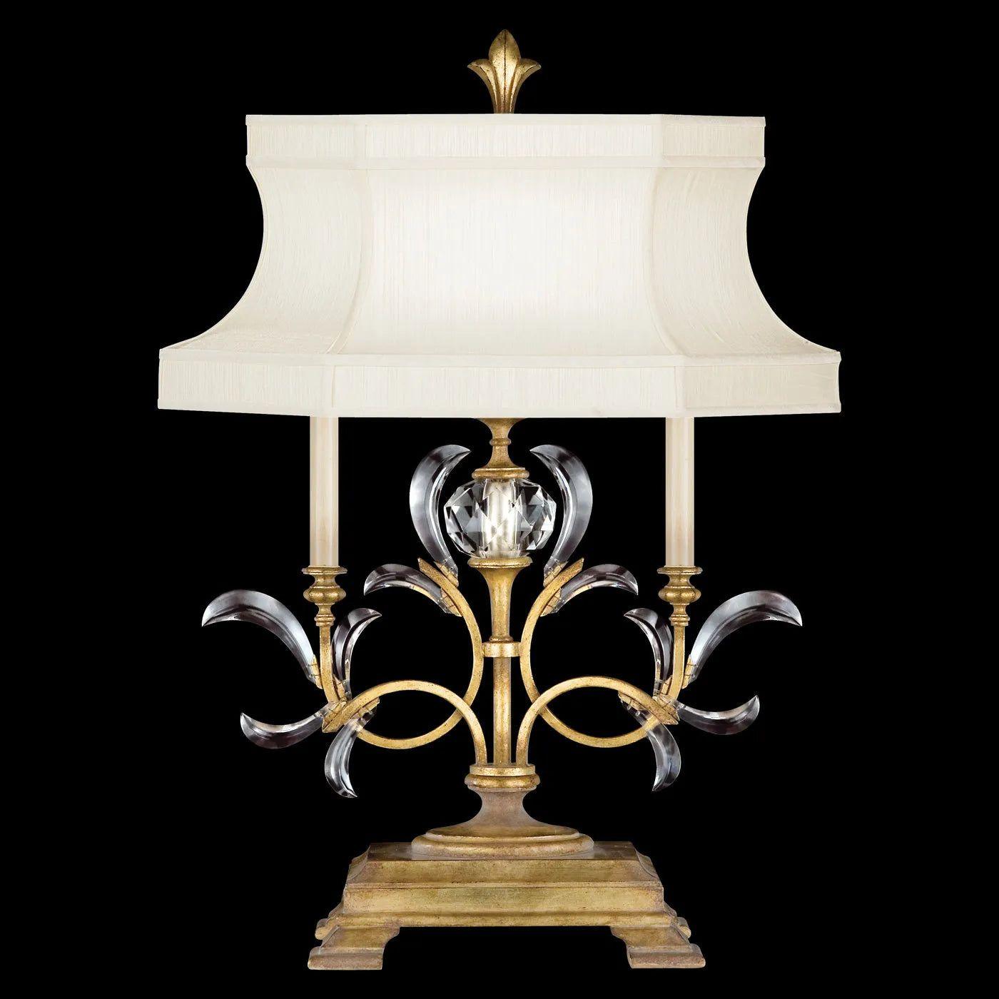 Fine Art Handcrafted Lighting - Beveled Arcs 34-Inch One Light Table Lamp - 737910-SF3 - Canada Light Shop