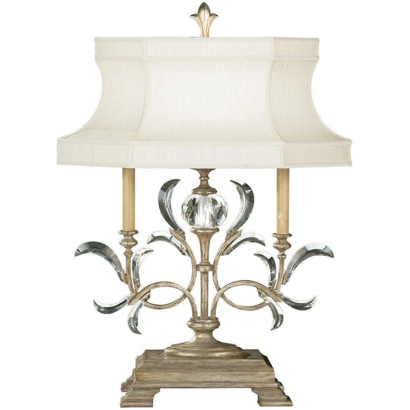 Fine Art Handcrafted Lighting - Beveled Arcs 34-Inch One Light Table Lamp - 737910ST - Canada Light Shop