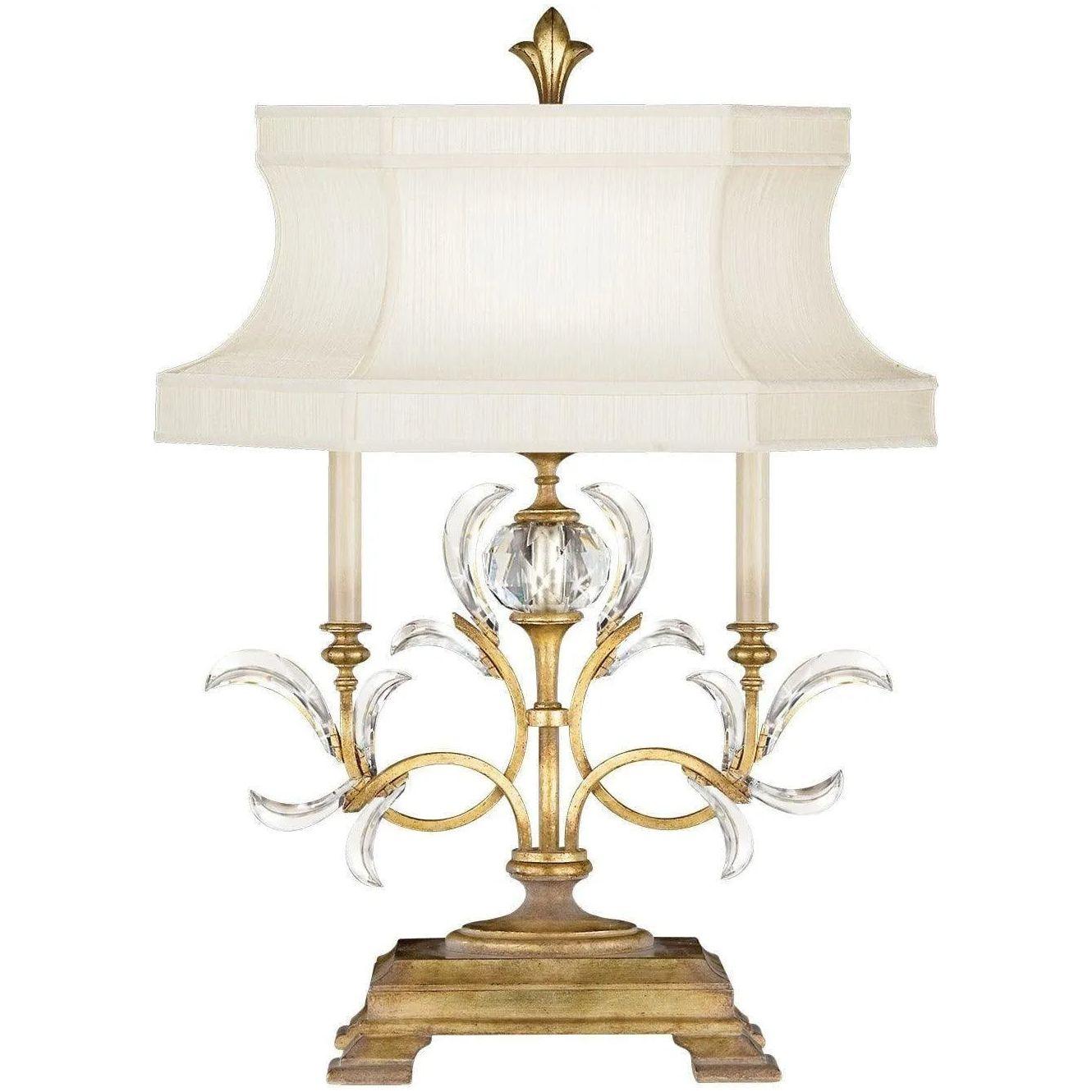 Fine Art Handcrafted Lighting - Beveled Arcs 34-Inch One Light Table Lamp - 769110ST - Canada Light Shop