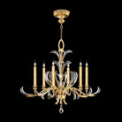 Fine Art Handcrafted Lighting - Beveled Arcs 37-Inch Six Light Chandelier - 739140-SF3 - Canada Light Shop