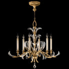 Fine Art Handcrafted Lighting - Beveled Arcs 37-Inch Six Light Chandelier - 739140-SF3 - Canada Light Shop