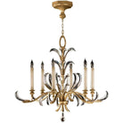 Fine Art Handcrafted Lighting - Beveled Arcs 37-Inch Six Light Chandelier - 762640ST - Canada Light Shop