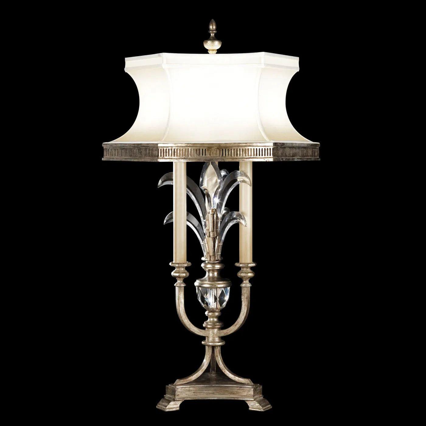 Fine Art Handcrafted Lighting - Beveled Arcs 37-Inch Three Light Table Lamp - 738210-SF3 - Canada Light Shop