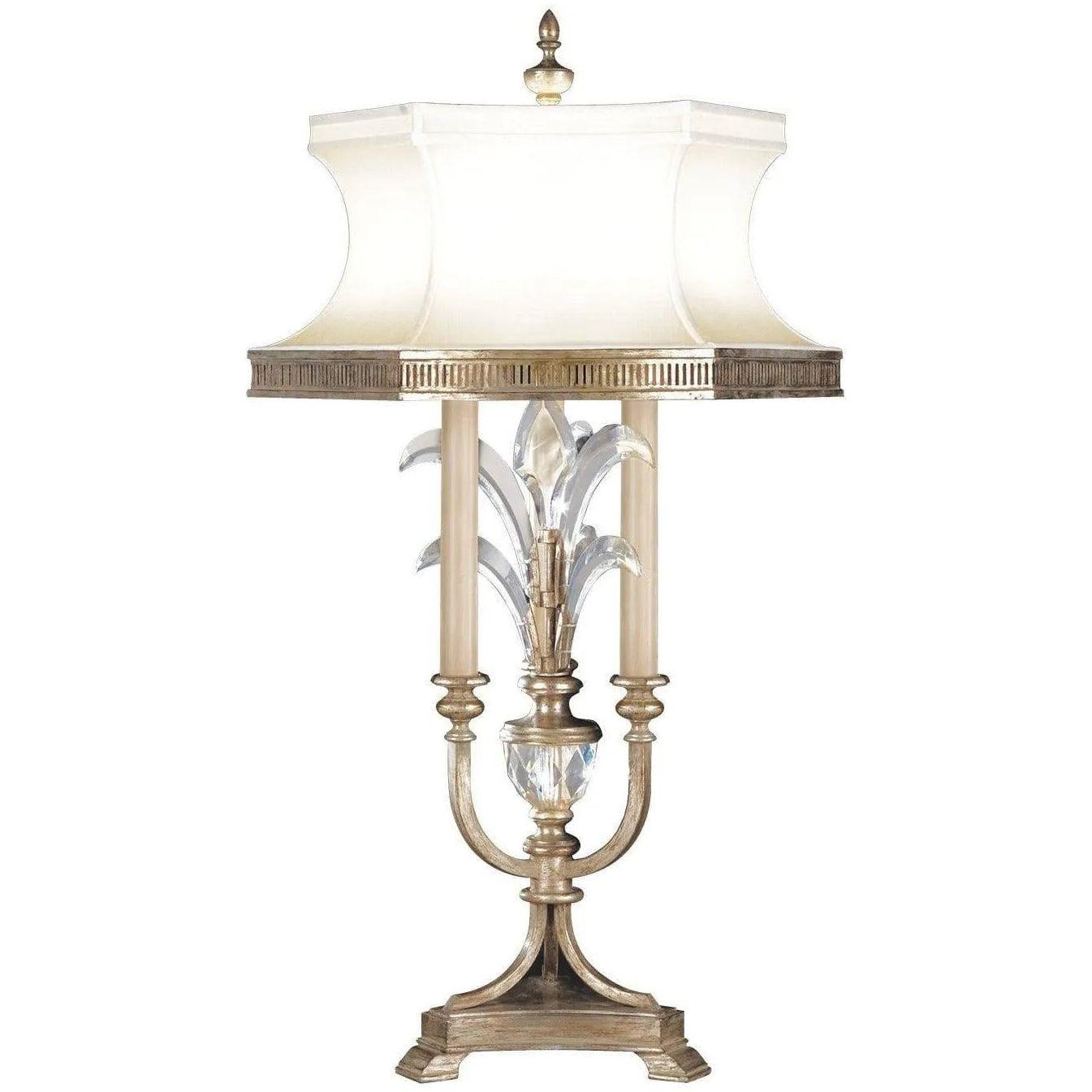 Fine Art Handcrafted Lighting - Beveled Arcs 37-Inch Three Light Table Lamp - 738210ST - Canada Light Shop