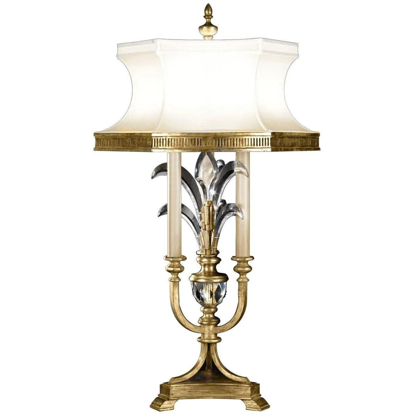 Fine Art Handcrafted Lighting - Beveled Arcs 37-Inch Three Light Table Lamp - 769410ST - Canada Light Shop