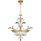 Fine Art Handcrafted Lighting - Beveled Arcs 44-Inch Three Light Pendant - 762740ST - Canada Light Shop