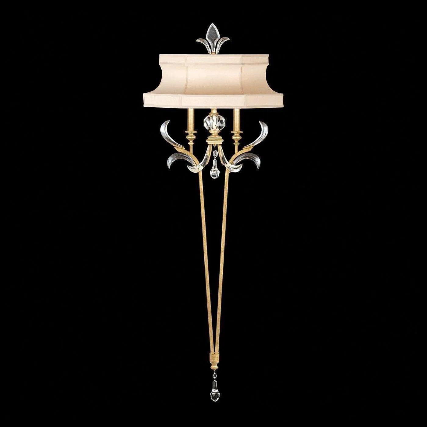 Fine Art Handcrafted Lighting - Beveled Arcs 66-Inch Two Light Wall Sconce - 706950-SF3 - Canada Light Shop