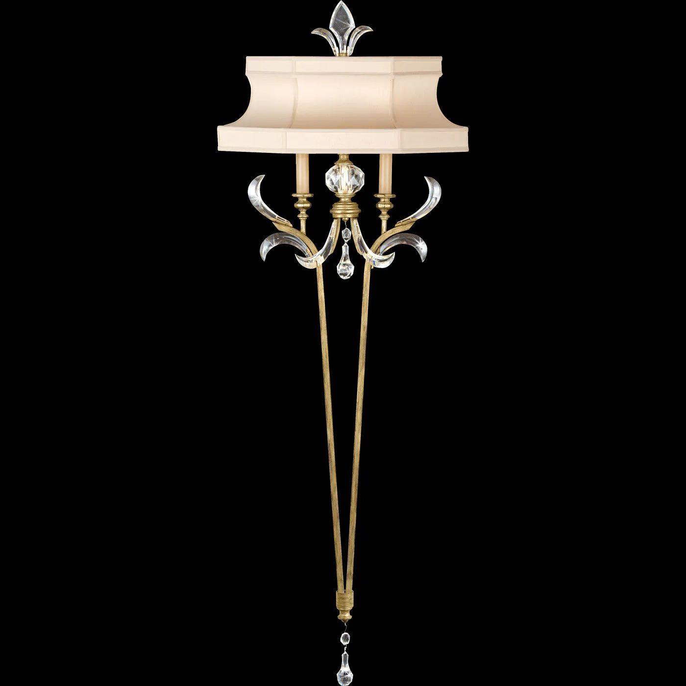 Fine Art Handcrafted Lighting - Beveled Arcs 66-Inch Two Light Wall Sconce - 706950-SF3 - Canada Light Shop