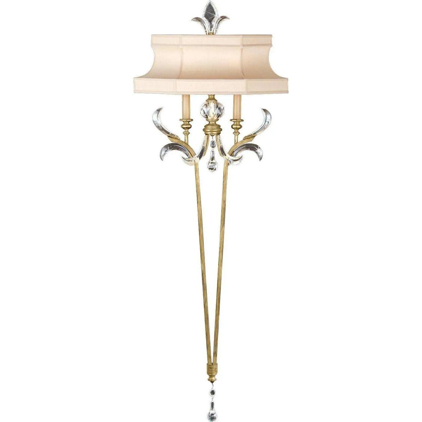 Fine Art Handcrafted Lighting - Beveled Arcs 66-Inch Two Light Wall Sconce - 768450ST - Canada Light Shop