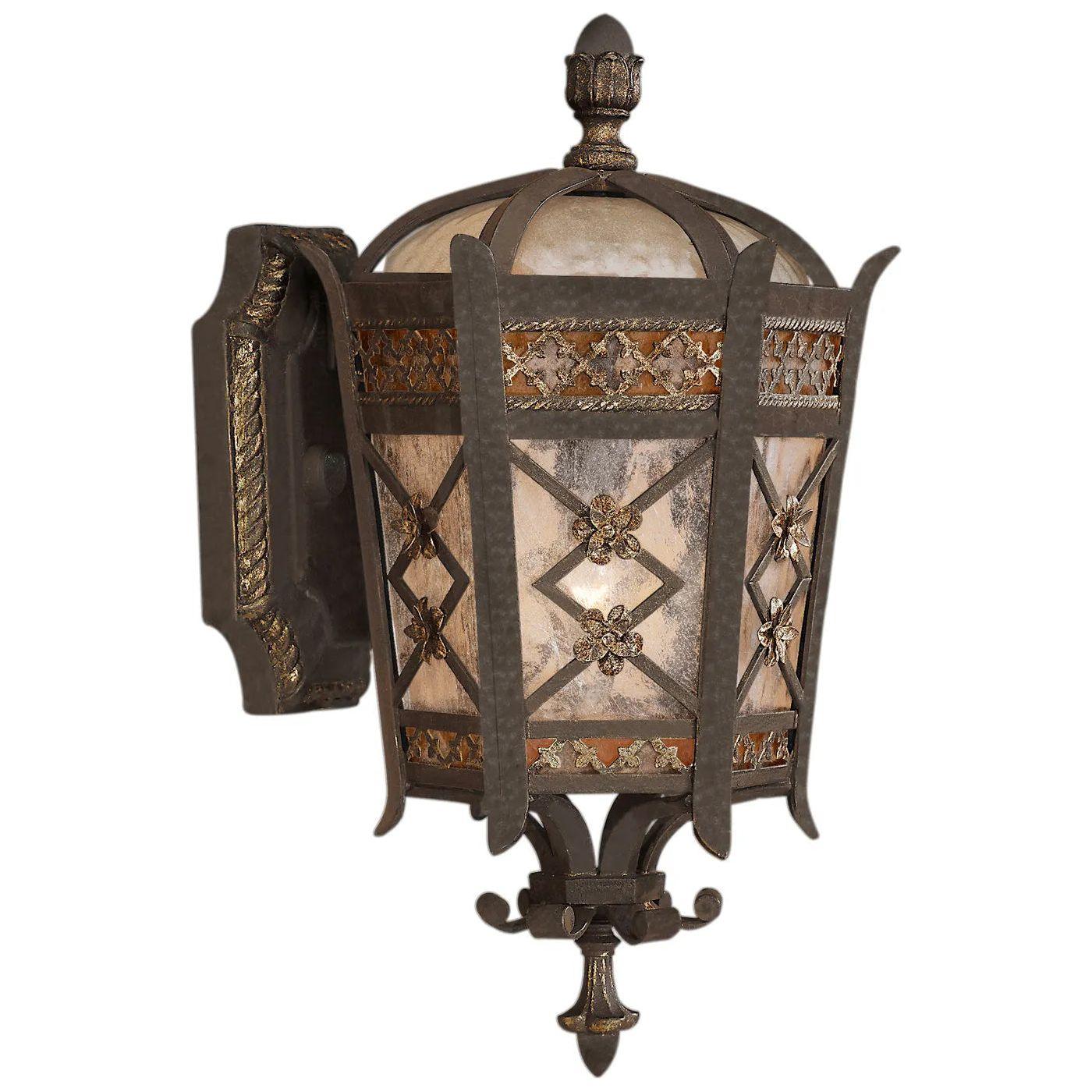 Fine Art Handcrafted Lighting - Chateau Outdoor 15-Inch One Light Outdoor Wall Mount - 404781ST - Canada Light Shop
